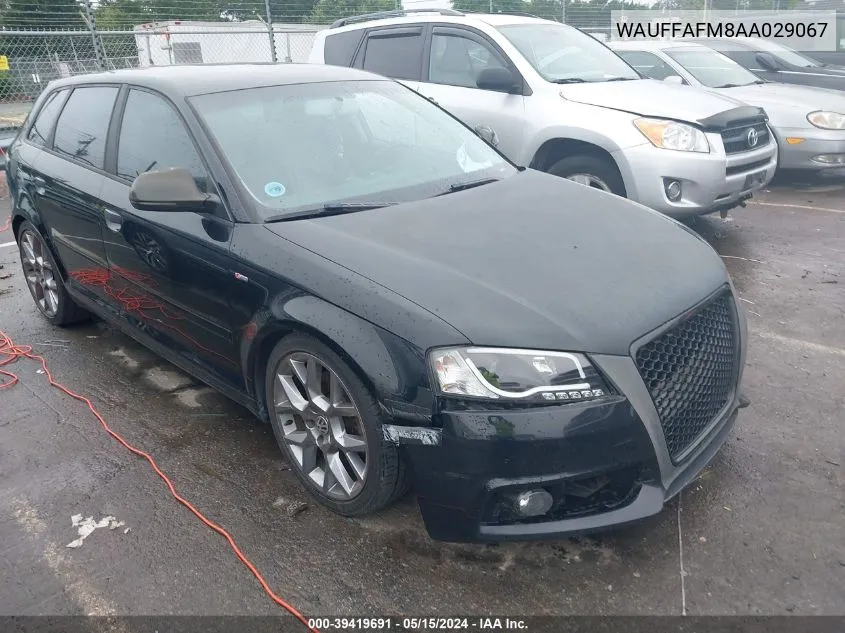 2010 Audi A3 2.0T Premium VIN: WAUFFAFM8AA029067 Lot: 39419691