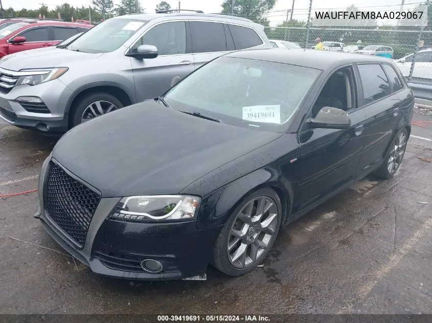 2010 Audi A3 2.0T Premium VIN: WAUFFAFM8AA029067 Lot: 39419691