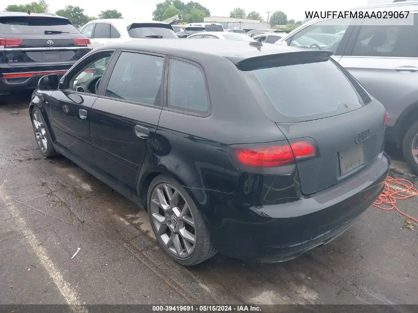 WAUFFAFM8AA029067 2010 Audi A3 2.0T Premium