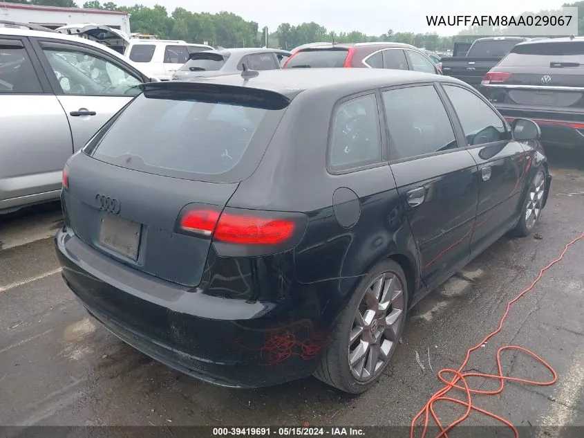 WAUFFAFM8AA029067 2010 Audi A3 2.0T Premium