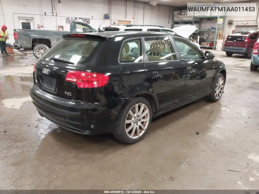 WAUMFAFM1AA011453 2010 Audi A3 2.0T Premium