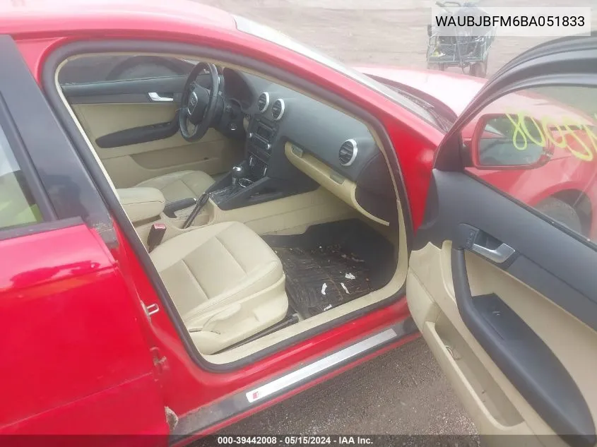 WAUBJBFM6BA051833 2011 Audi A3 2.0 Tdi Premium