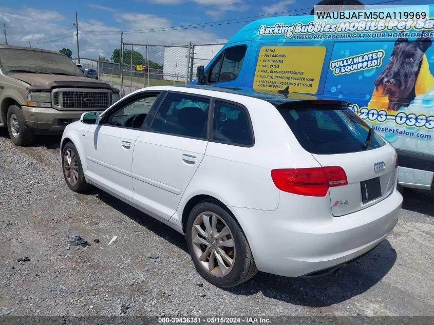 2012 Audi A3 2.0 Tdi Premium VIN: WAUBJAFM5CA119969 Lot: 39436351