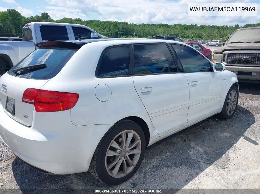 2012 Audi A3 2.0 Tdi Premium VIN: WAUBJAFM5CA119969 Lot: 39436351