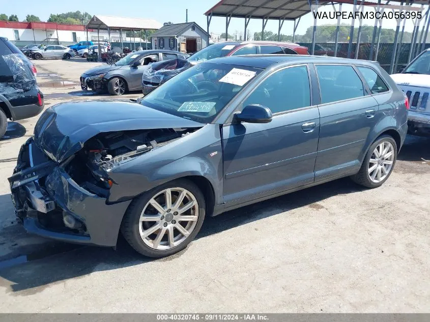 2012 Audi A3 2.0T Premium VIN: WAUPEAFM3CA056395 Lot: 40320745