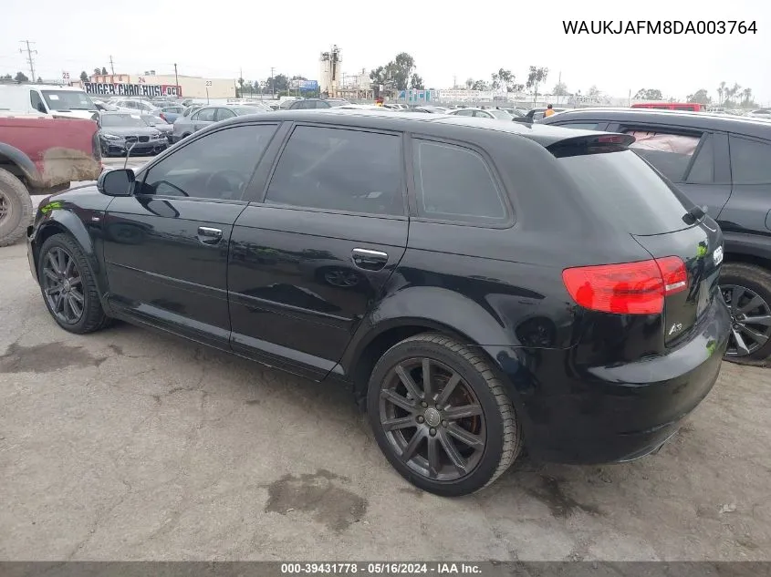 WAUKJAFM8DA003764 2013 Audi A3 2.0 Tdi Premium