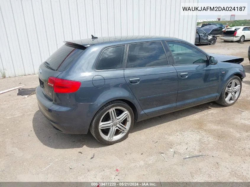 2013 Audi A3 2.0 Tdi Premium VIN: WAUKJAFM2DA024187 Lot: 39477220