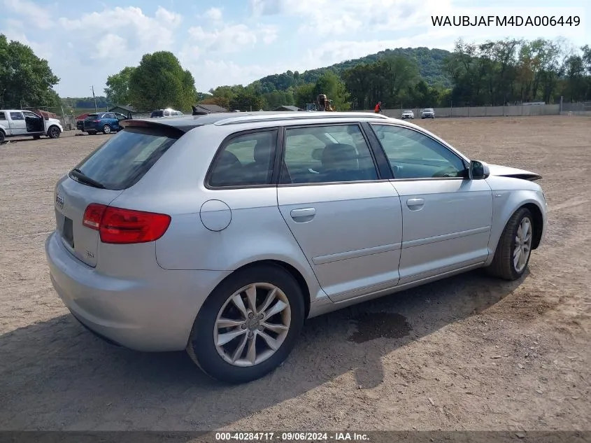 2013 Audi A3 2.0 Tdi Premium VIN: WAUBJAFM4DA006449 Lot: 40284717