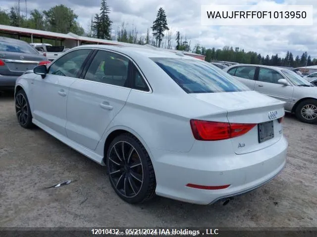 WAUJFRFF0F1013950 2015 Audi A3