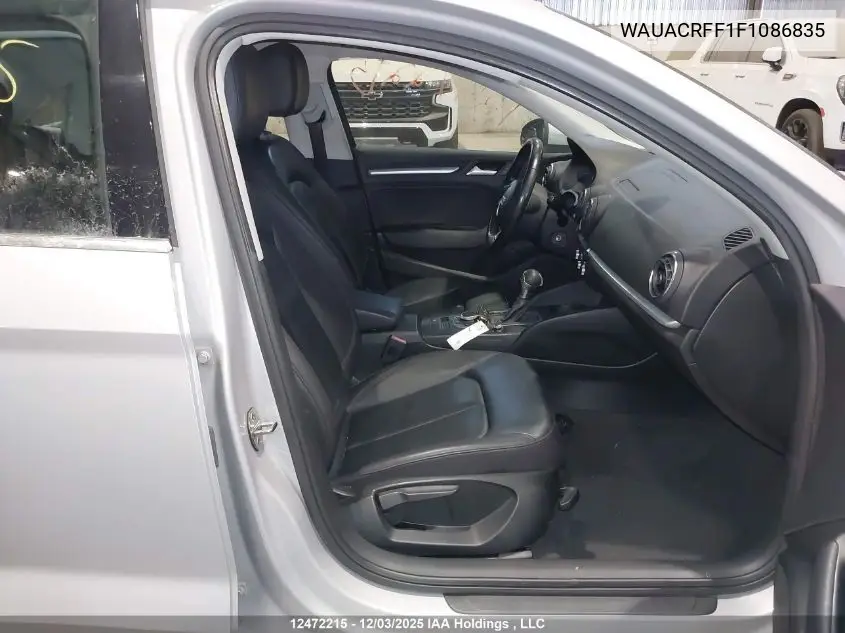 WAUACRFF1F1086835 2015 Audi A3 1.8T Komfort