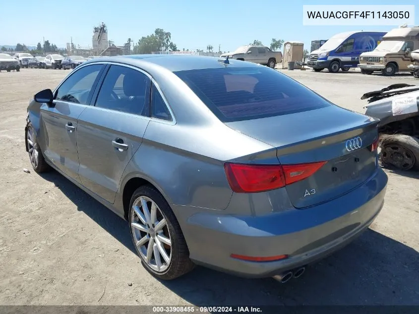 WAUACGFF4F1143050 2015 Audi A3 1.8T Premium