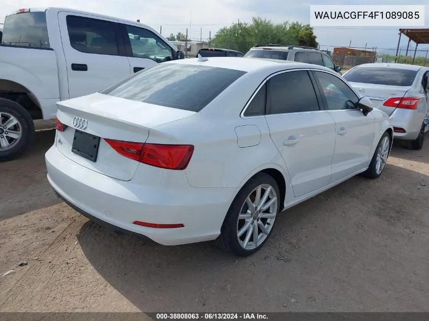 2015 Audi A3 1.8T Premium VIN: WAUACGFF4F1089085 Lot: 38808063