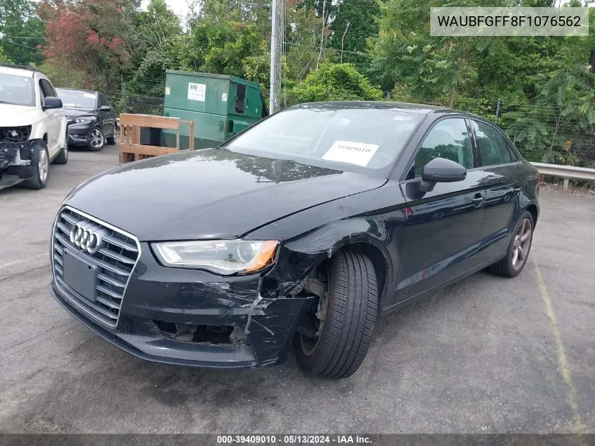 2015 Audi A3 2.0T Premium VIN: WAUBFGFF8F1076562 Lot: 39409010