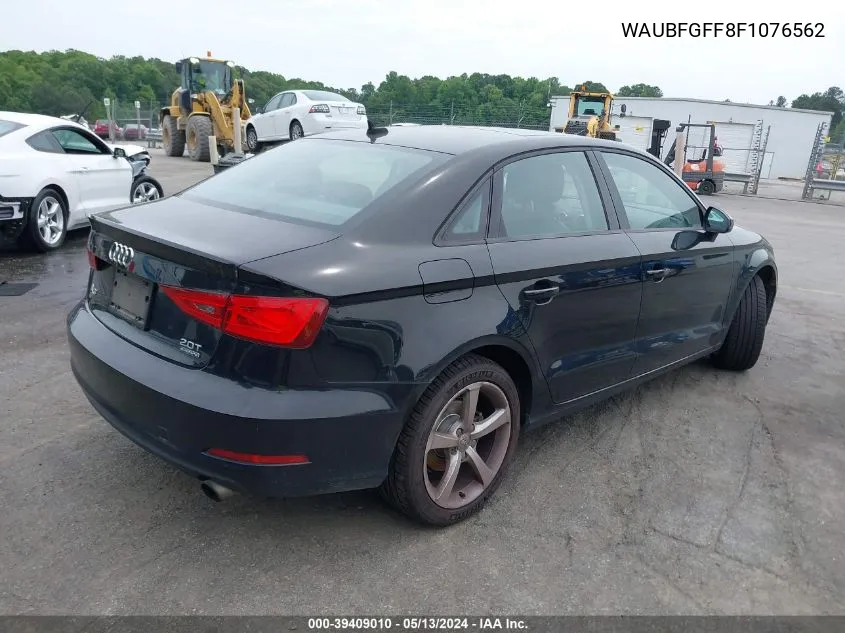 2015 Audi A3 2.0T Premium VIN: WAUBFGFF8F1076562 Lot: 39409010