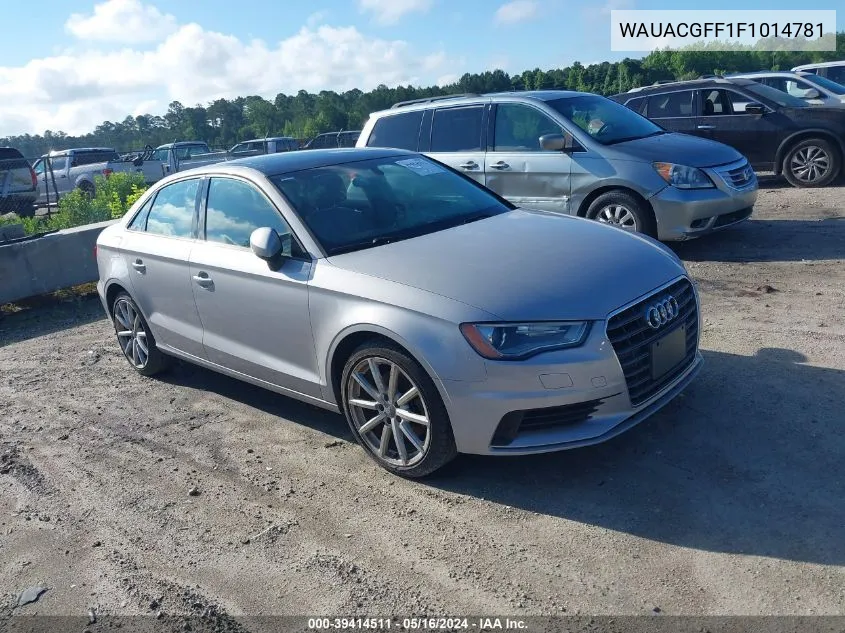 WAUACGFF1F1014781 2015 Audi A3 1.8T Premium