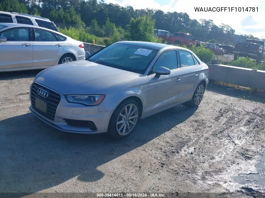 WAUACGFF1F1014781 2015 Audi A3 1.8T Premium