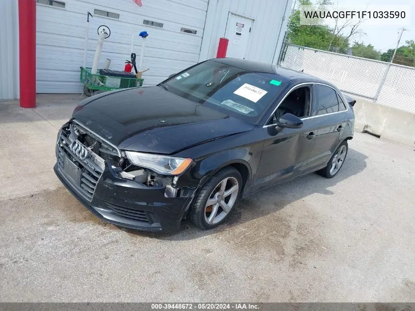 WAUACGFF1F1033590 2015 Audi A3 1.8T Premium