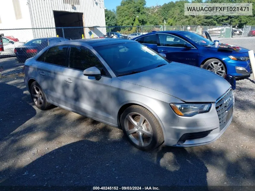 WAUACGFFXF1021471 2015 Audi A3 1.8T Premium