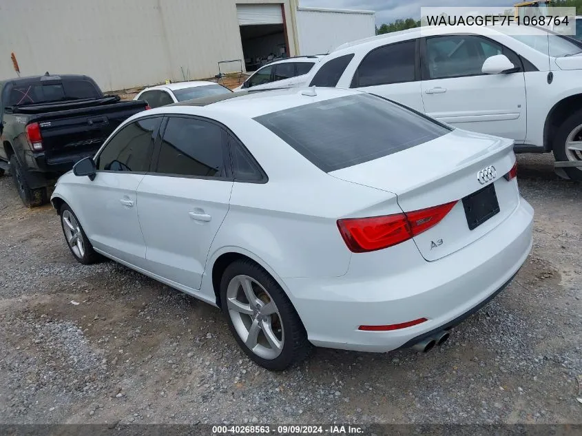 2015 Audi A3 1.8T Premium VIN: WAUACGFF7F1068764 Lot: 40268563