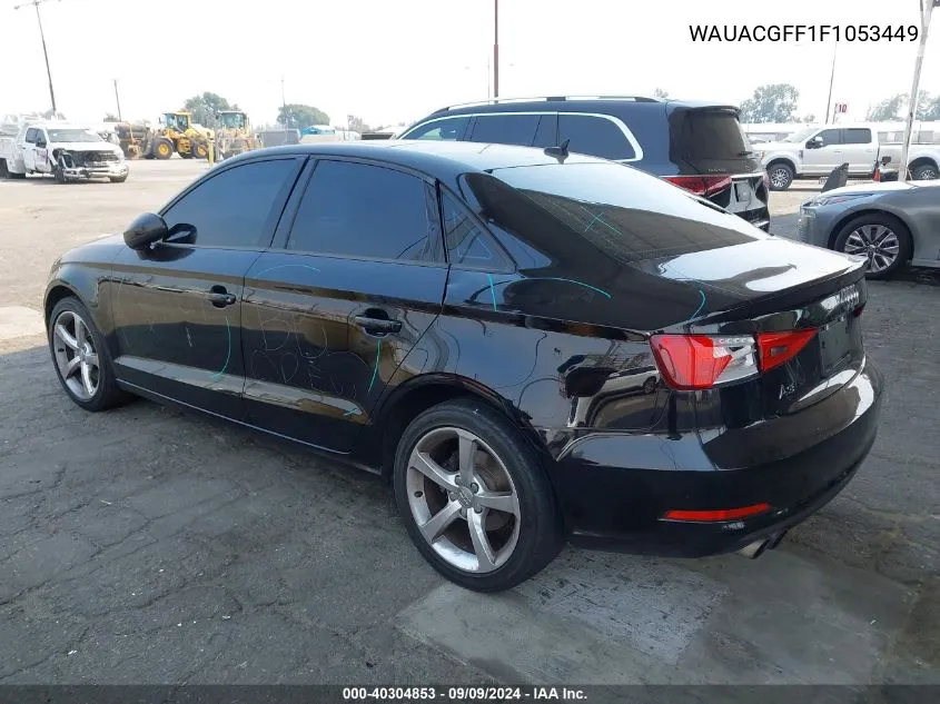 WAUACGFF1F1053449 2015 Audi A3 1.8T Premium