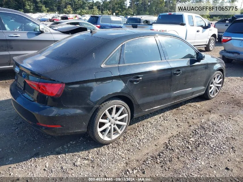 2015 Audi A3 1.8T Premium VIN: WAUACGFF8F1065775 Lot: 40319445