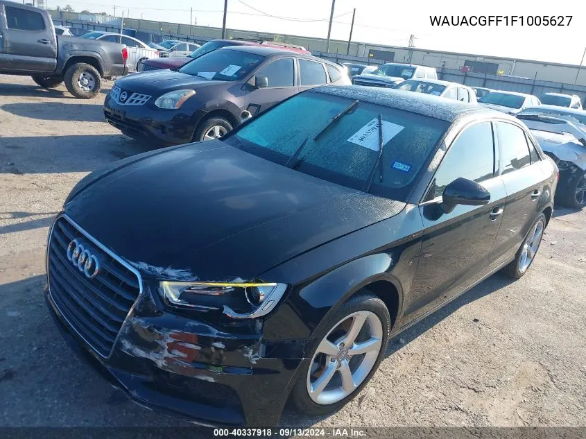 2015 Audi A3 Premium VIN: WAUACGFF1F1005627 Lot: 40337918