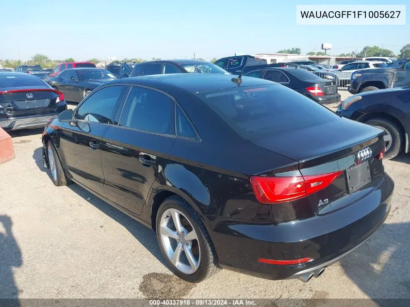 WAUACGFF1F1005627 2015 Audi A3 Premium