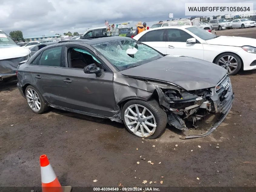 WAUBFGFF5F1058634 2015 Audi A3 2.0T Premium