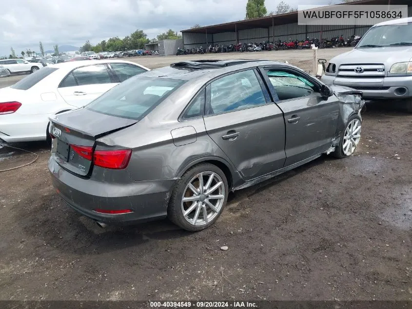 WAUBFGFF5F1058634 2015 Audi A3 2.0T Premium