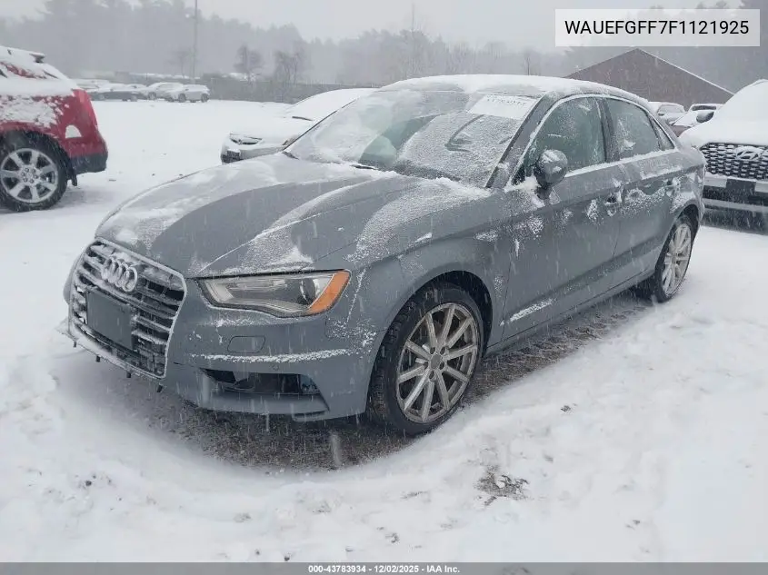 WAUEFGFF7F1121925 2015 Audi A3 2.0T Premium