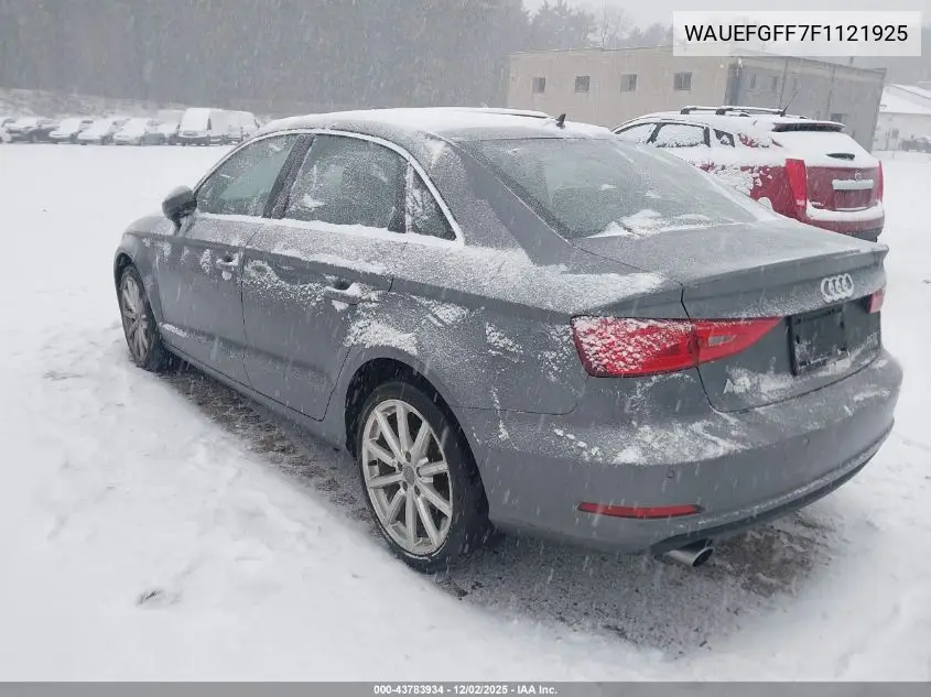 WAUEFGFF7F1121925 2015 Audi A3 2.0T Premium