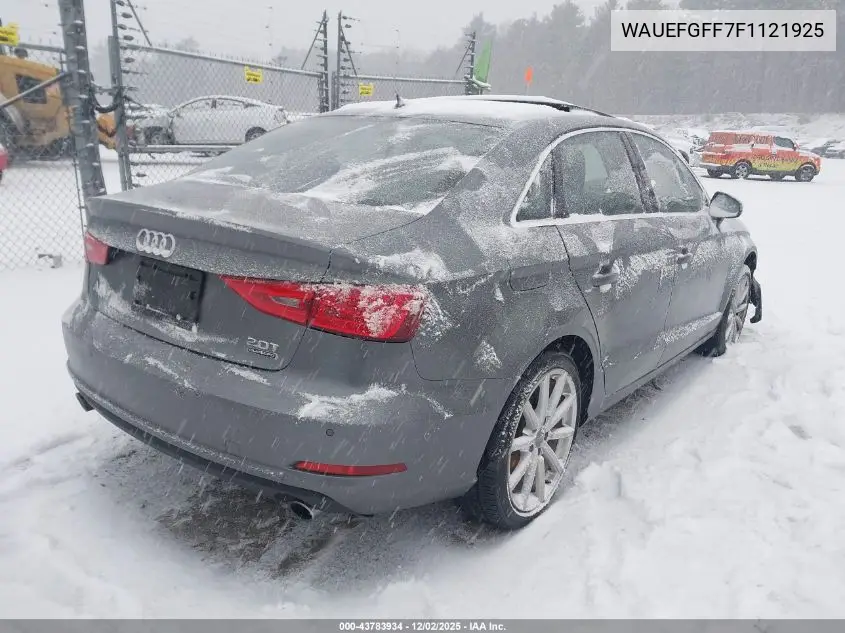 WAUEFGFF7F1121925 2015 Audi A3 2.0T Premium