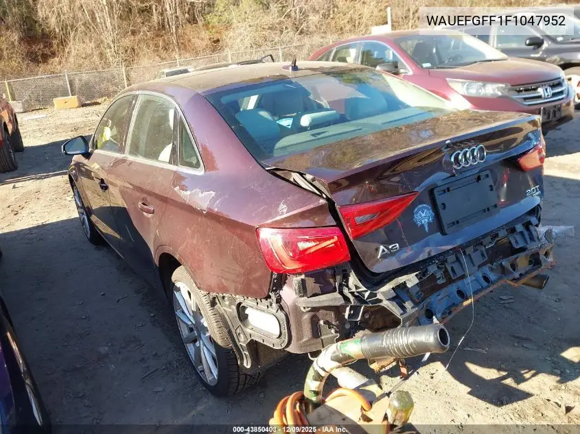 WAUEFGFF1F1047952 2015 Audi A3 2.0T Premium