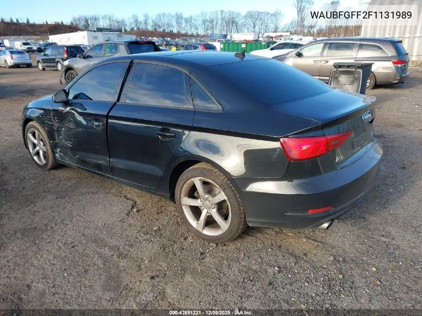 WAUBFGFF2F1131989 2015 Audi A3 2.0T Premium