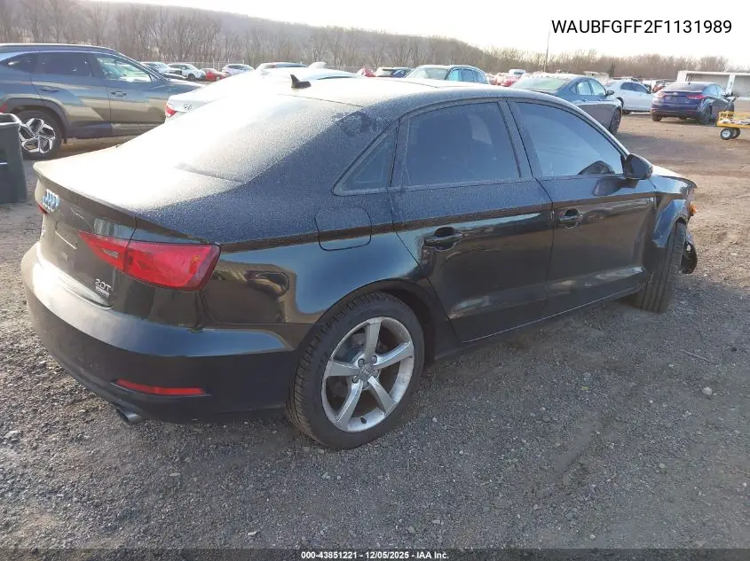 WAUBFGFF2F1131989 2015 Audi A3 2.0T Premium