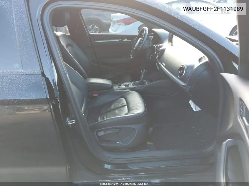 WAUBFGFF2F1131989 2015 Audi A3 2.0T Premium