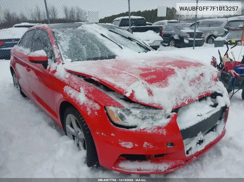 WAUBFGFF7F1013257 2015 Audi A3 2.0T Premium