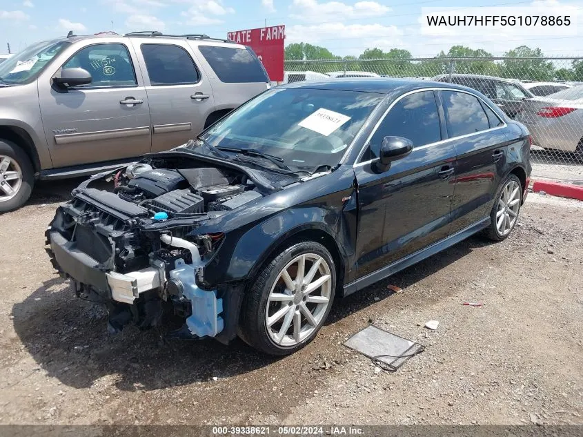 WAUH7HFF5G1078865 2016 Audi A3 1.8T Premium