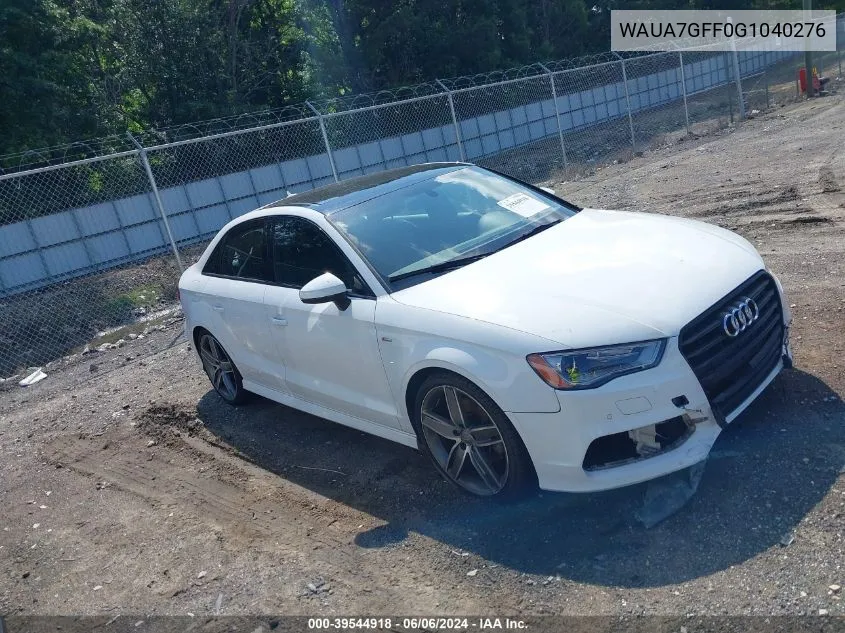 WAUA7GFF0G1040276 2016 Audi A3 1.8T Premium