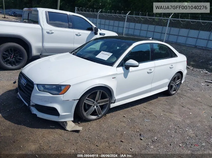 WAUA7GFF0G1040276 2016 Audi A3 1.8T Premium