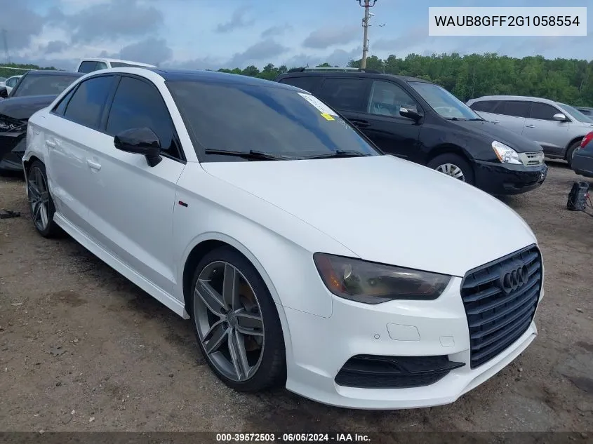 WAUB8GFF2G1058554 2016 Audi A3 2.0T Premium