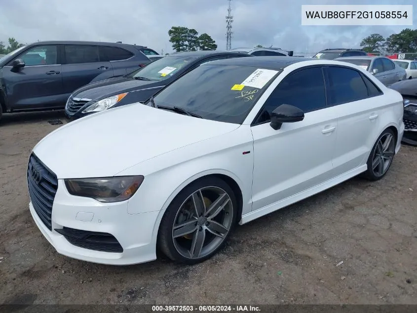 WAUB8GFF2G1058554 2016 Audi A3 2.0T Premium