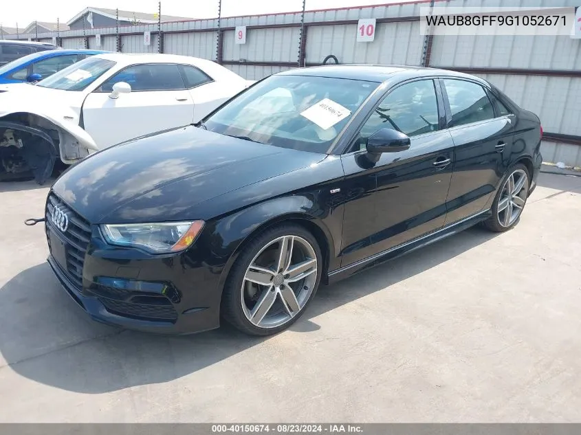 2016 Audi A3 2.0T Premium VIN: WAUB8GFF9G1052671 Lot: 40150674