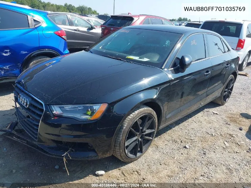 2016 Audi A3 2.0T Premium VIN: WAUB8GFF7G1035769 Lot: 40186446