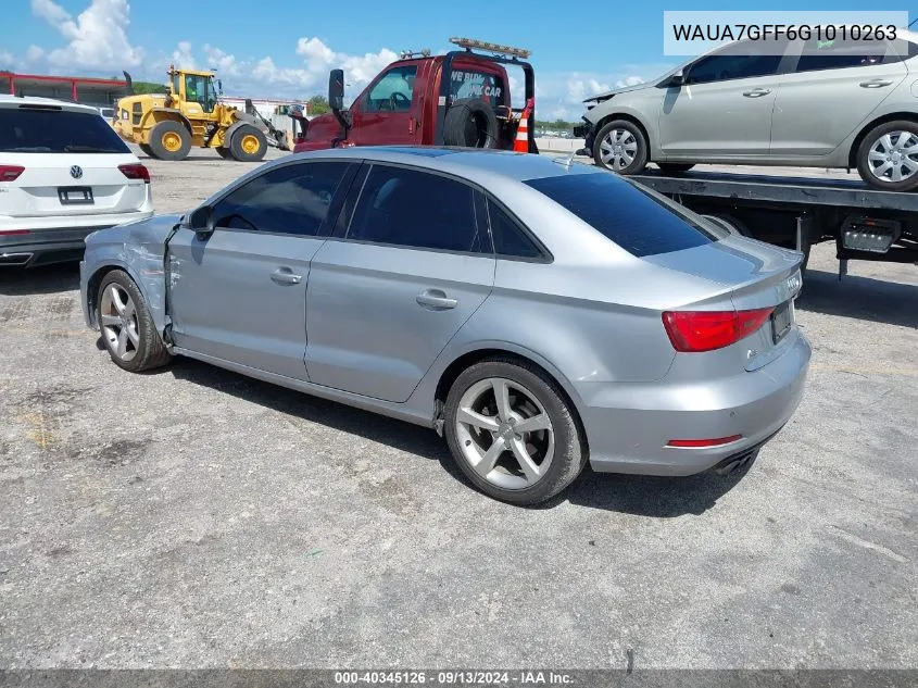 2016 Audi A3 Premium VIN: WAUA7GFF6G1010263 Lot: 40345126