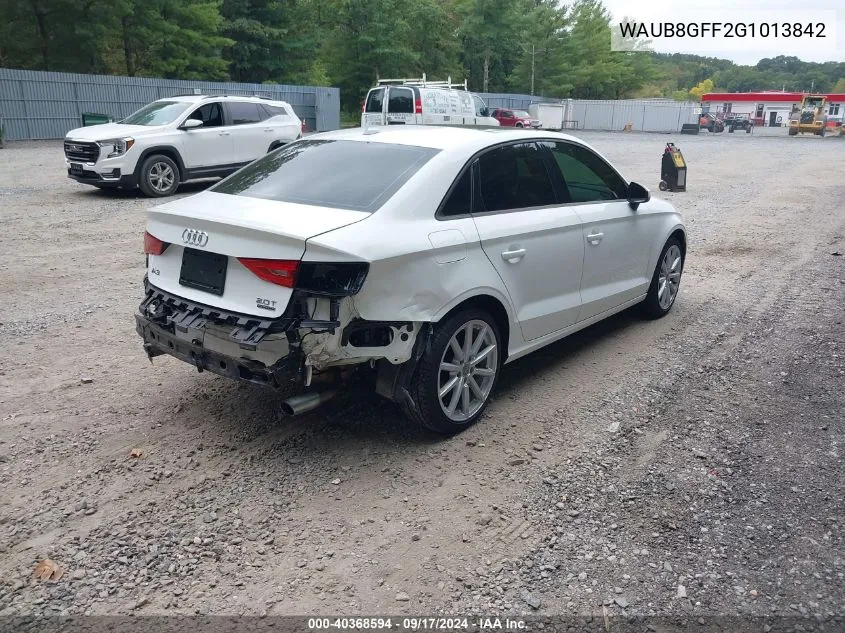 2016 Audi A3 2.0T Premium VIN: WAUB8GFF2G1013842 Lot: 40368594