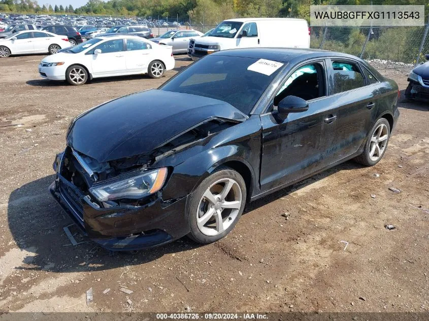 WAUB8GFFXG1113543 2016 Audi A3 2.0T Premium