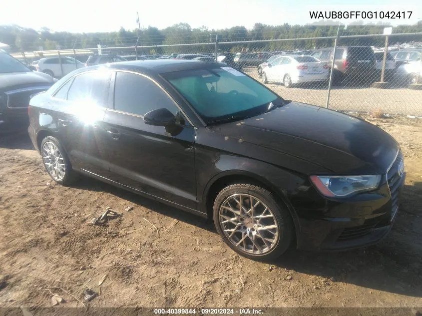 WAUB8GFF0G1042417 2016 Audi A3 2.0T Premium