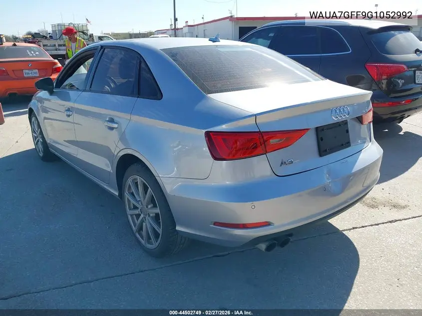WAUA7GFF9G1052992 2016 Audi A3 1.8T Premium