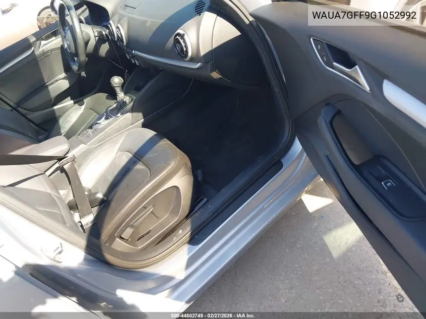 WAUA7GFF9G1052992 2016 Audi A3 1.8T Premium